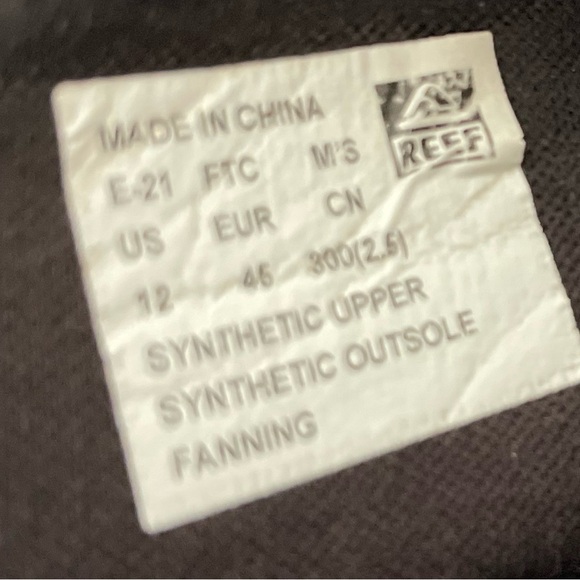 Reef Fanning BOTTLE OPENING Flip Flops Mens Size 12 Brown Sanda - Picture 7 of 8